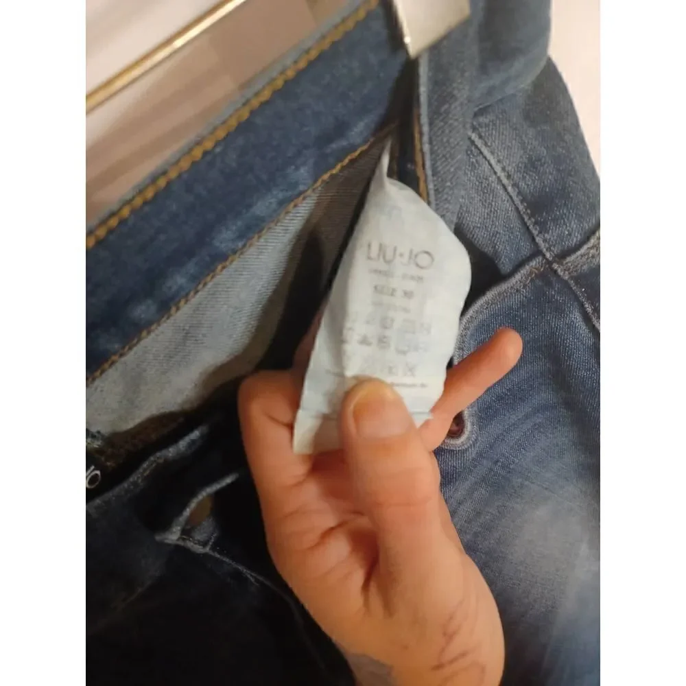 ECO FRIENDLY LIU JO BLUE DENIM JEANS WOMENS SIZE 30 - Picture 7 of 7